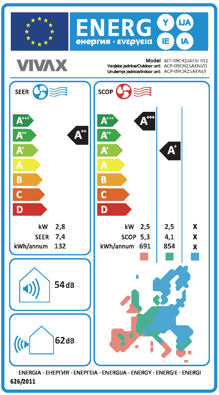 Dizajnová klimatizácia VIVAX N